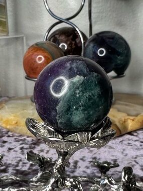 Mini Fluorite Sphere - MFS222